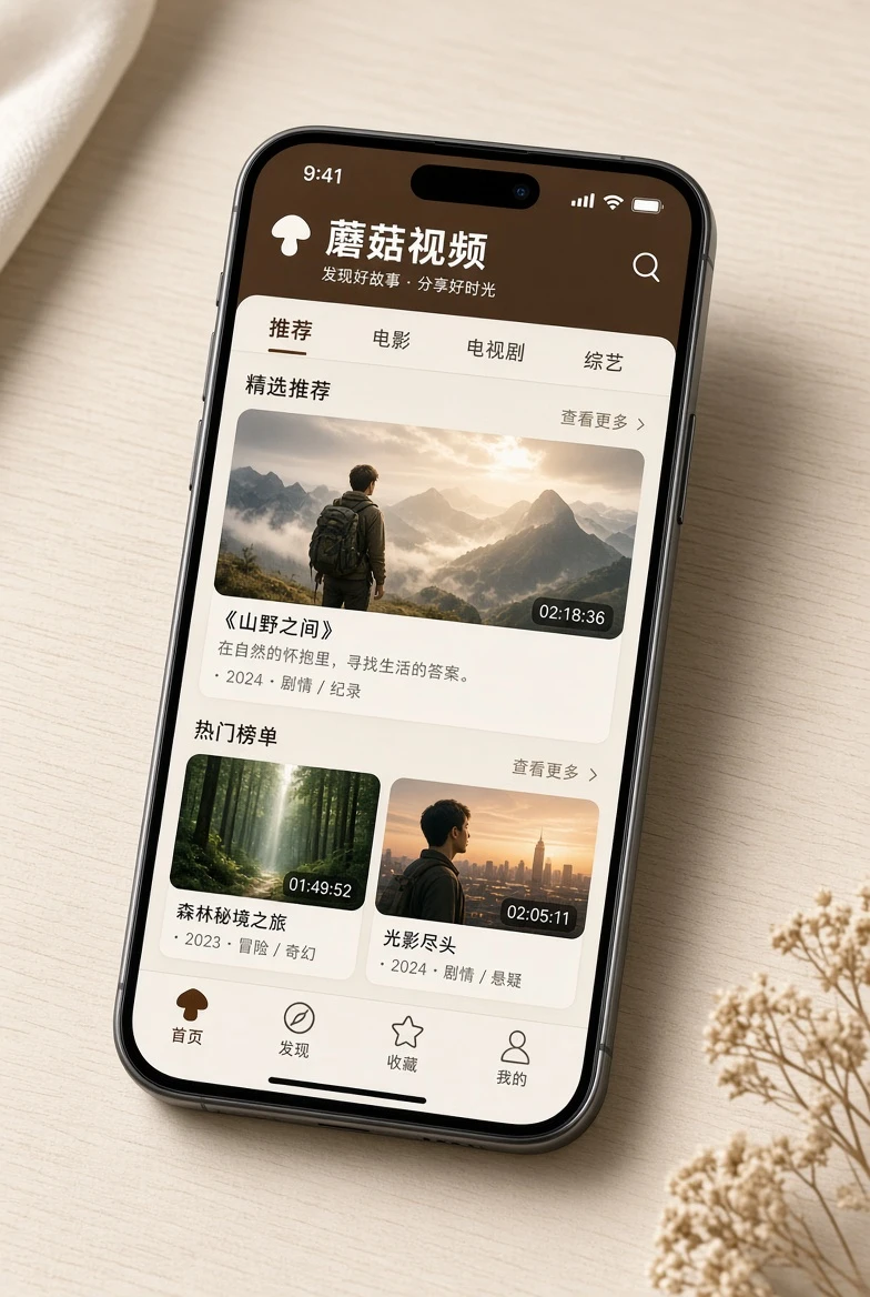 蘑菇视频移动阅读与应用服务